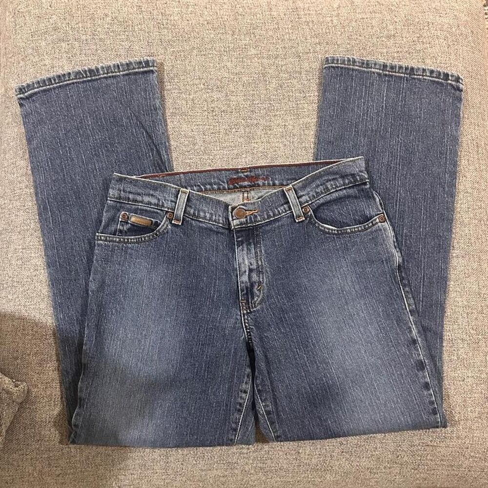 Eddie-bauer Women's Blue and Navy Jeans